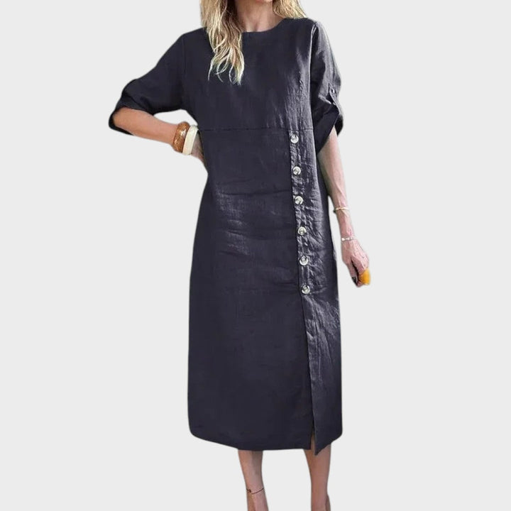 Adélia | Kleid mit Knöpfen
