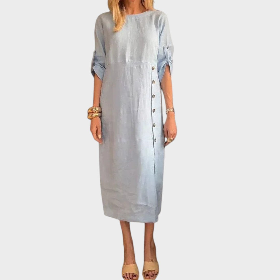 Adélia | Kleid mit Knöpfen