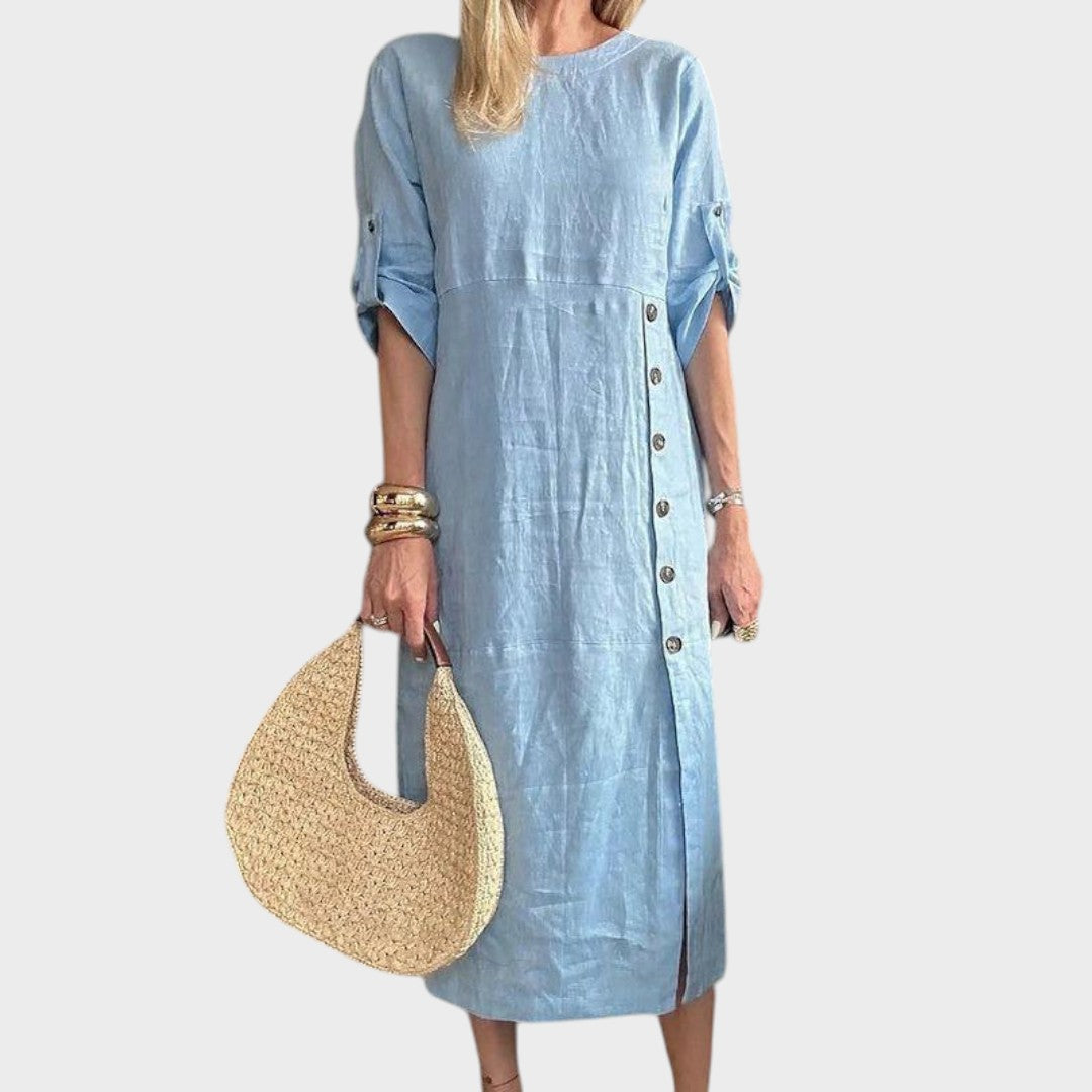 Adélia | Kleid mit Knöpfen