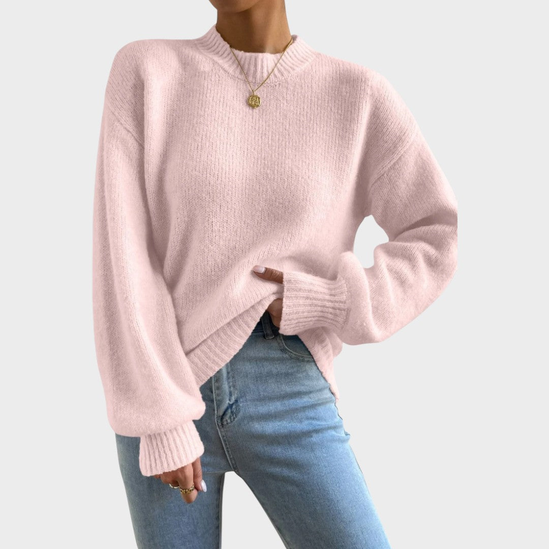 Mae | Strickpullover mit Ballonärmeln