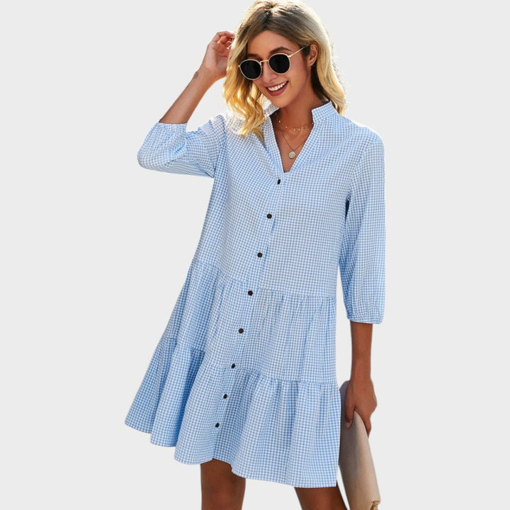 Shanna | Fließendes Midi-Kleid