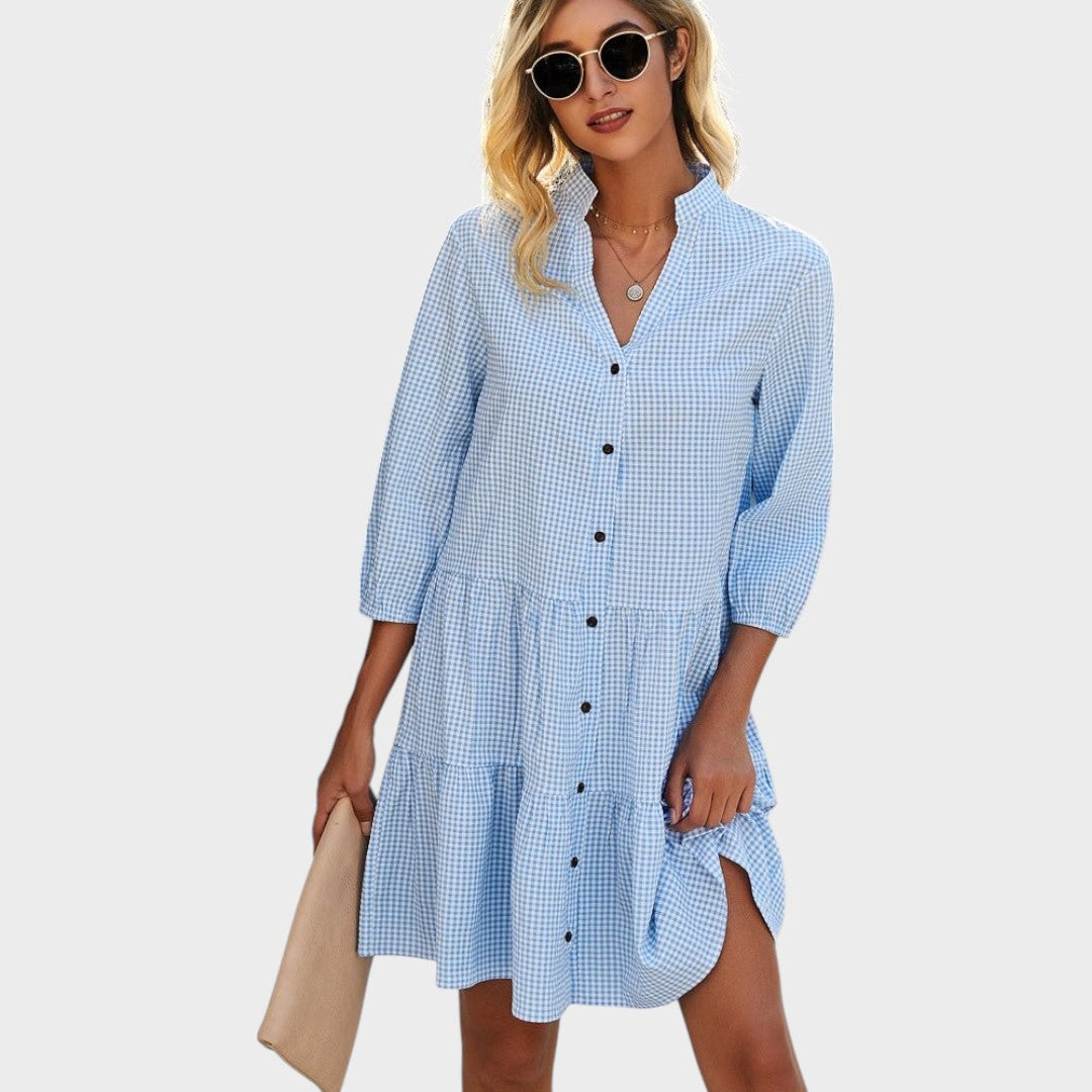 Shanna | Fließendes Midi-Kleid