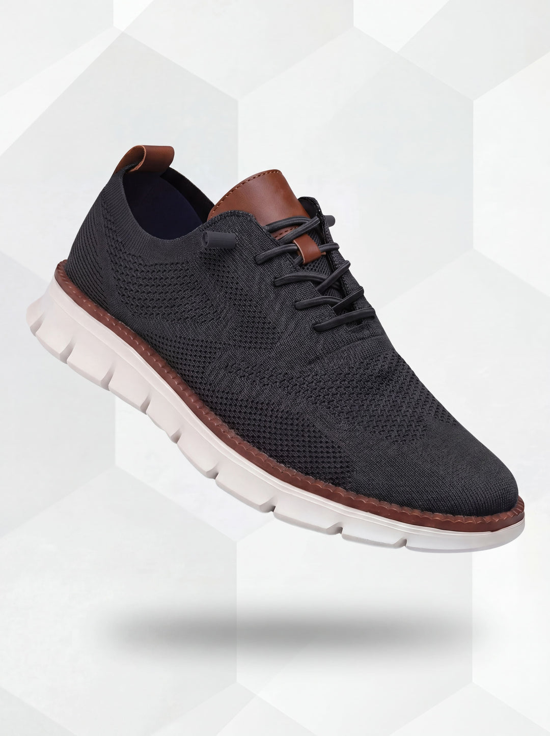 Frederik™ | Leichter Sneaker Schwarz/Weiß