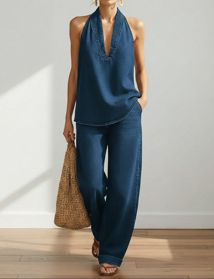 Frauke - Zweiteiliges Denim-Set