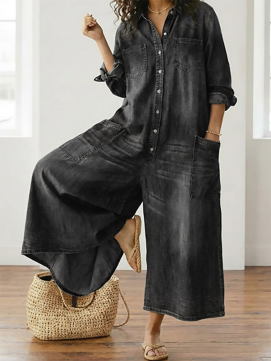 Else - Denim-Overall aus Baumwolle