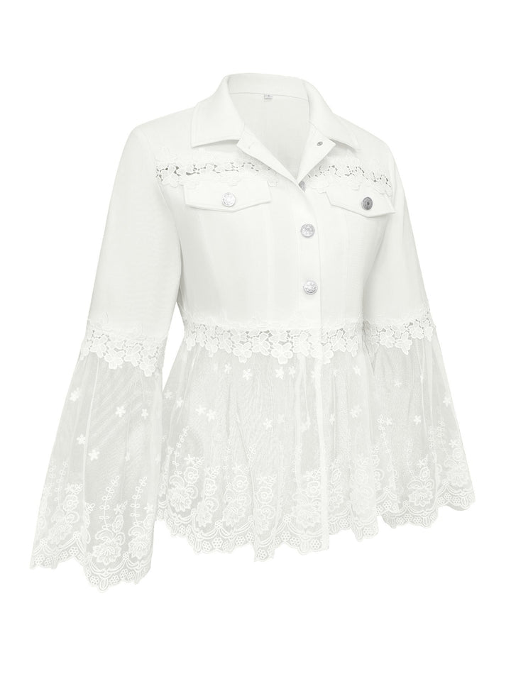 Sunnelace™ | Jacke mit Spitzenpaneelen