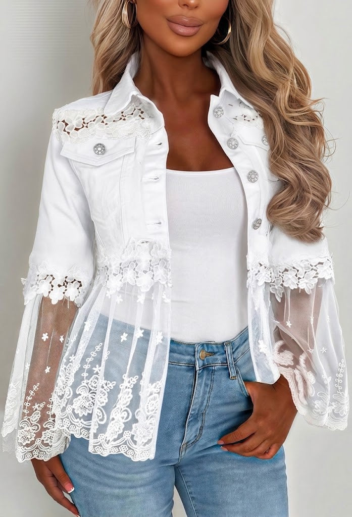 Sunnelace™ | Jacke mit Spitzenpaneelen
