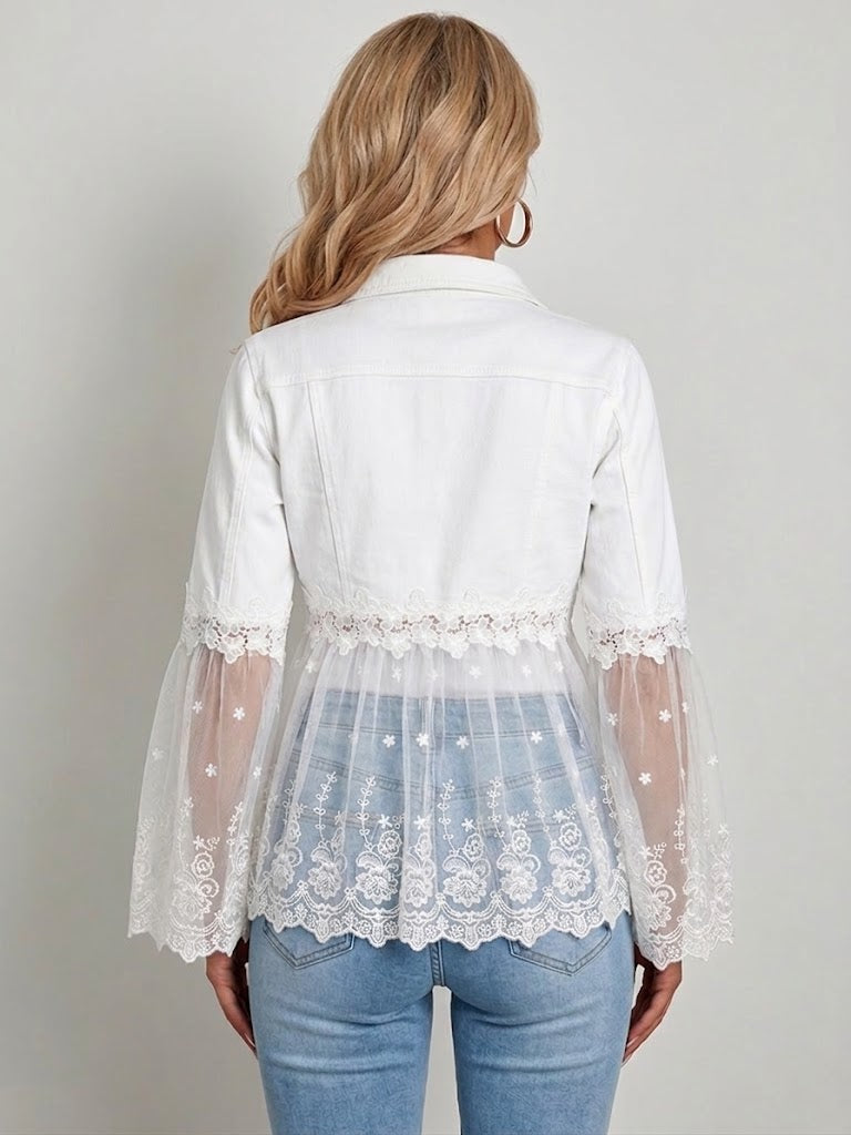 Sunnelace™ | Jacke mit Spitzenpaneelen
