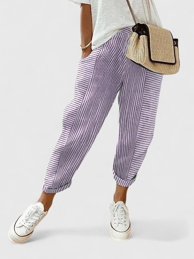 Heidrun | Bunte Sommerhose für Damen