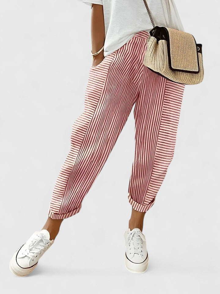 Heidrun | Bunte Sommerhose für Damen