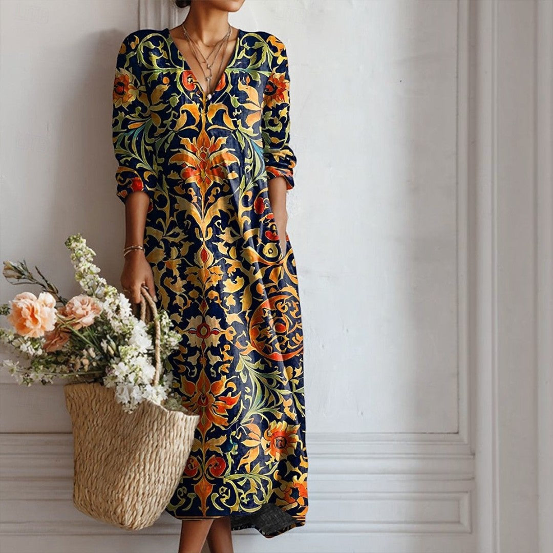 Boho-Frühlingskleid für Damen