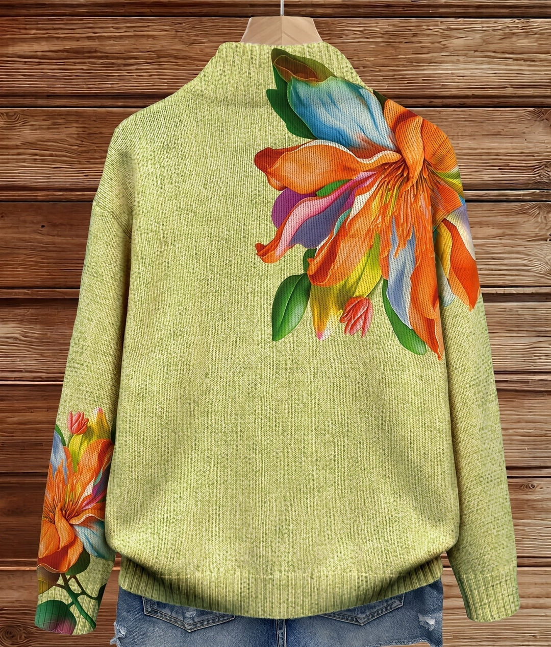 Sidonie™ | Lebendiger tropischer Lilienblüten-Druck