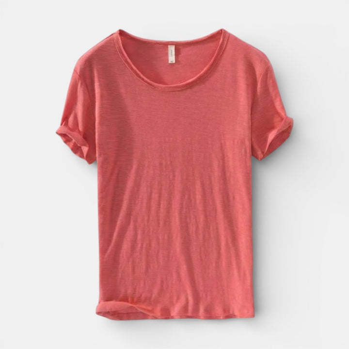 Gabriel™ | Schlichtes Basic-T-Shirt mit Rundhals