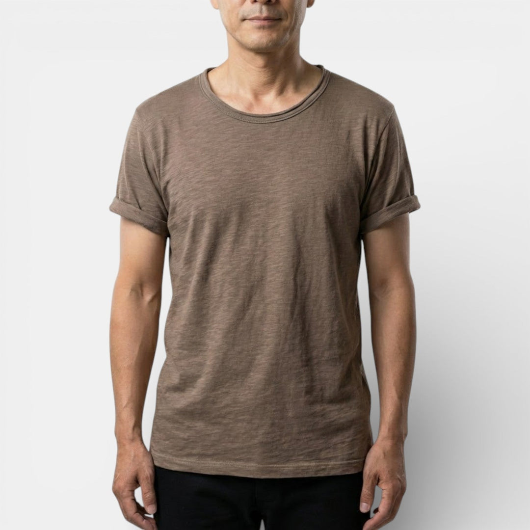 Gabriel™ | Schlichtes Basic-T-Shirt mit Rundhals