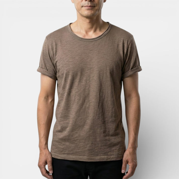 Gabriel™ | Schlichtes Basic-T-Shirt mit Rundhals