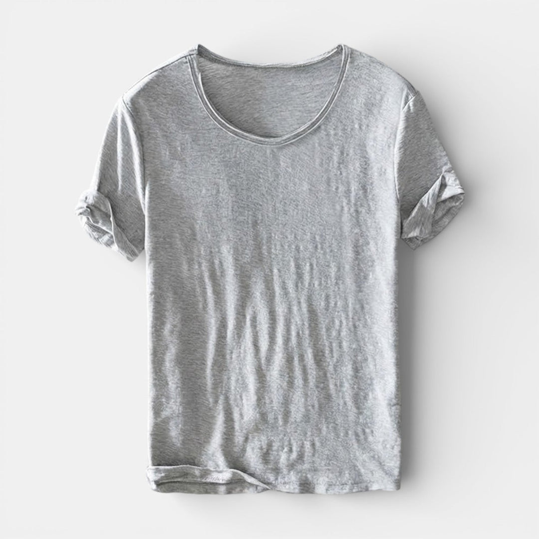 Gabriel™ | Schlichtes Basic-T-Shirt mit Rundhals