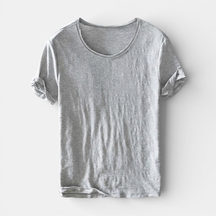 Gabriel™ | Schlichtes Basic-T-Shirt mit Rundhals