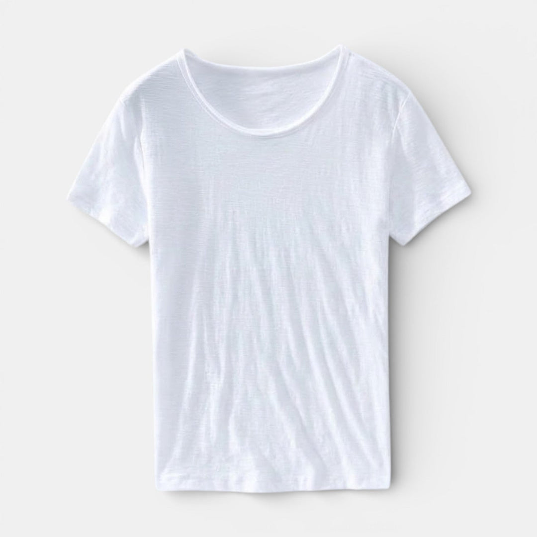 Gabriel™ | Schlichtes Basic-T-Shirt mit Rundhals