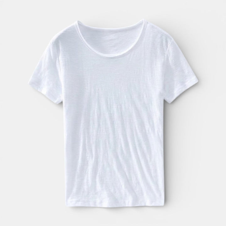 Gabriel™ | Schlichtes Basic-T-Shirt mit Rundhals