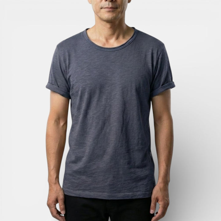 Gabriel™ | Schlichtes Basic-T-Shirt mit Rundhals