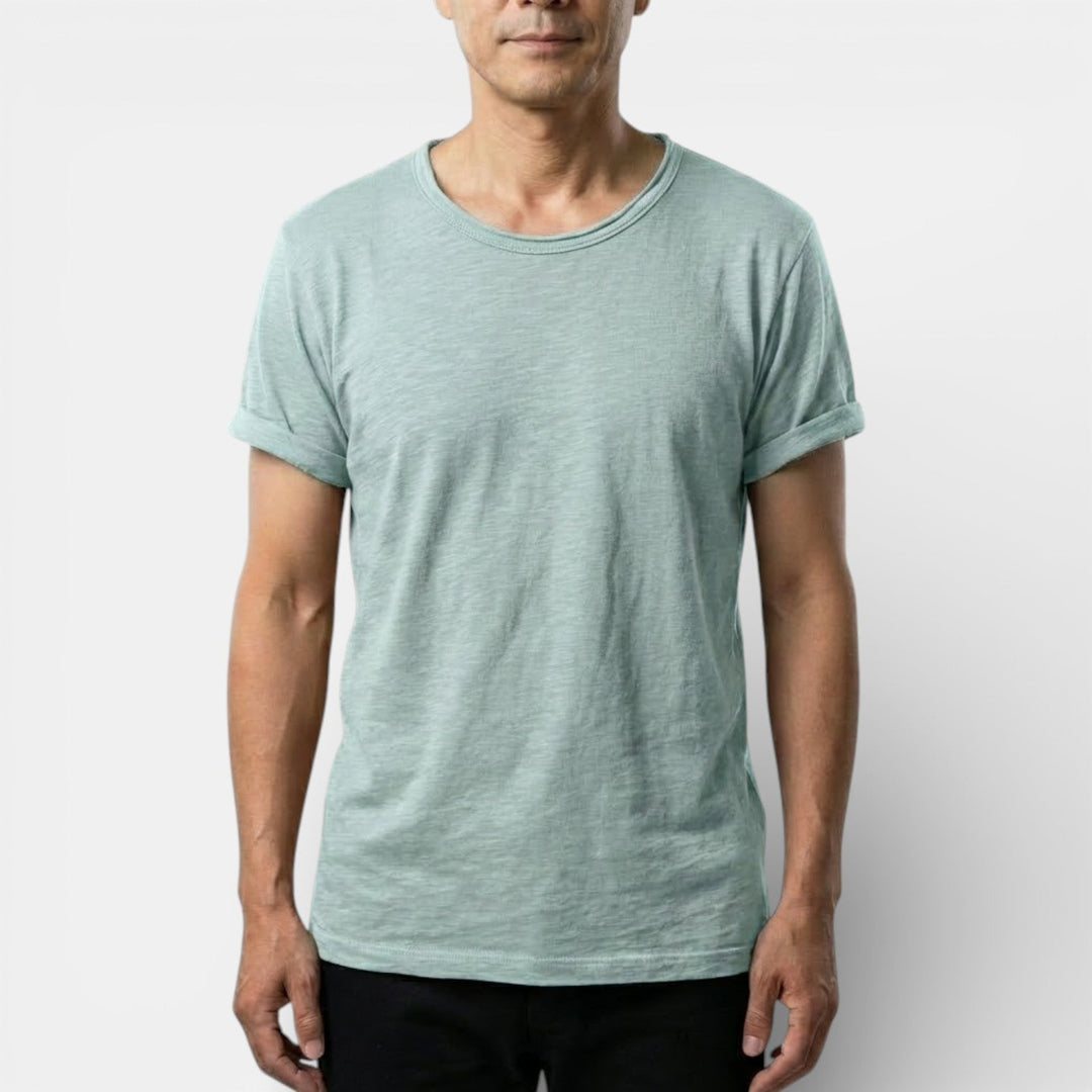 Gabriel™ | Schlichtes Basic-T-Shirt mit Rundhals
