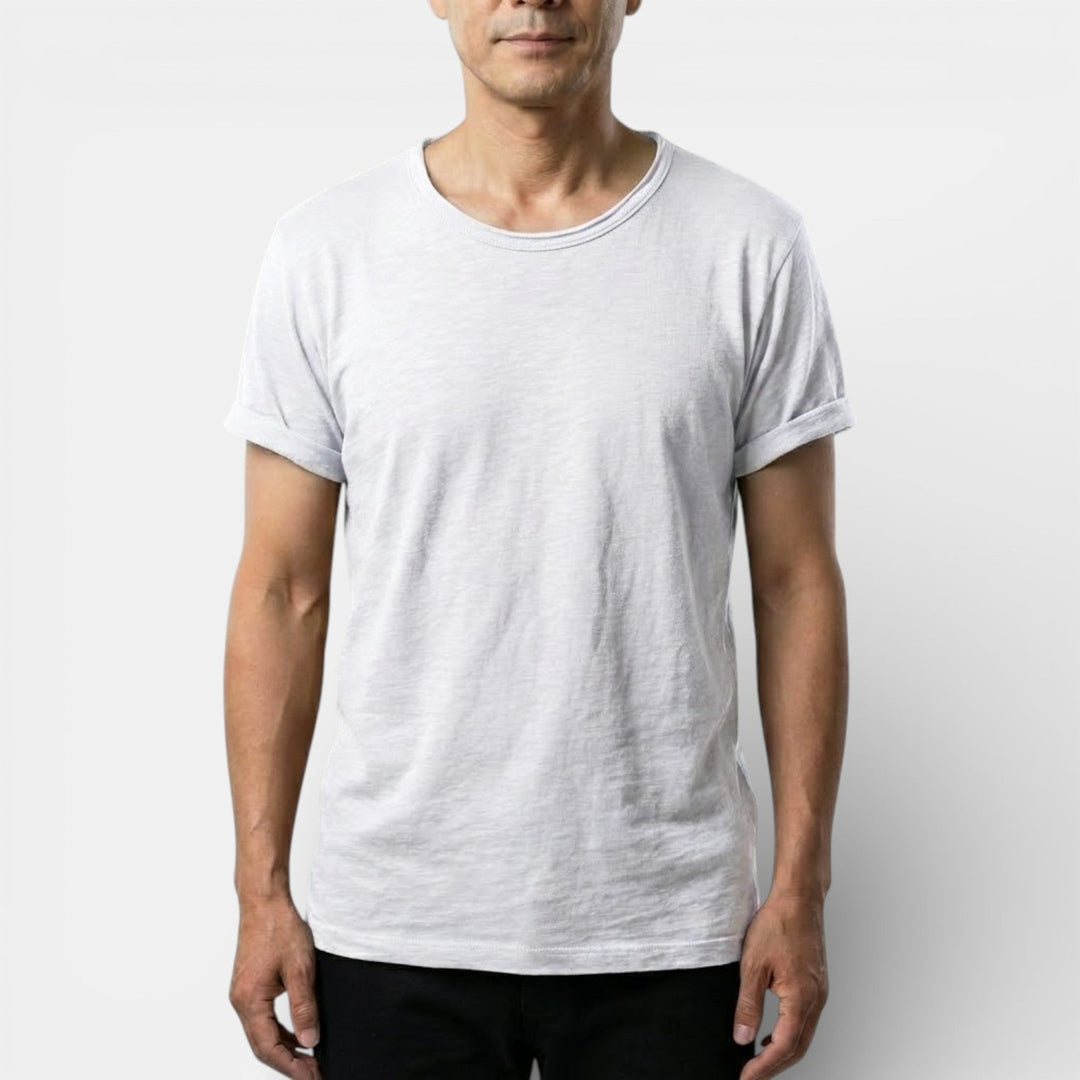 Gabriel™ | Schlichtes Basic-T-Shirt mit Rundhals