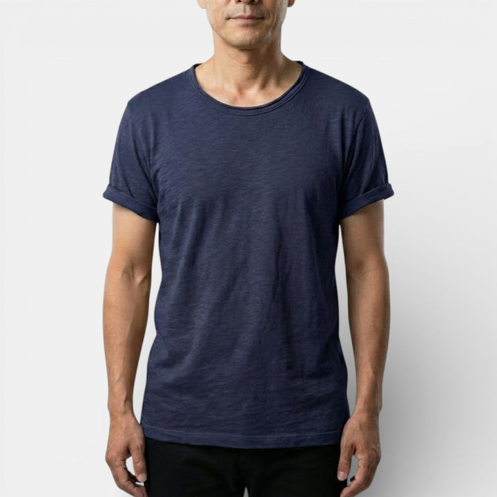 Gabriel™ | Schlichtes Basic-T-Shirt mit Rundhals