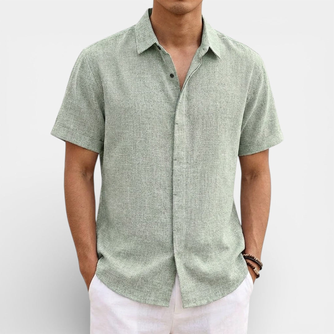 Joachim™ | Leichtes Kurzarmhemd mit klarem Kragen