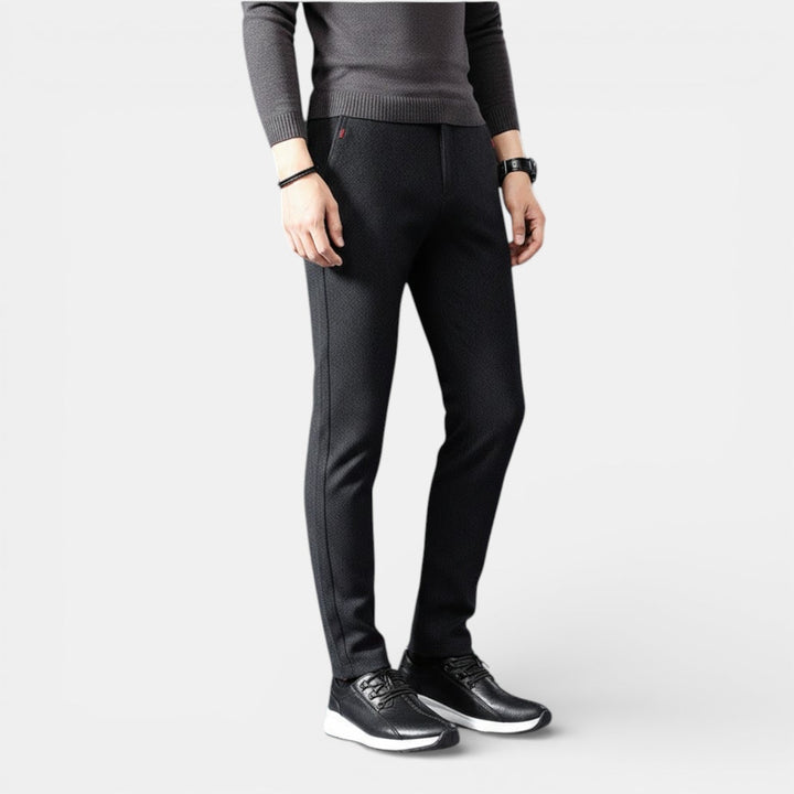 Ignaz™ | Schlanke Tapered-Hose mit glatter Oberfläche