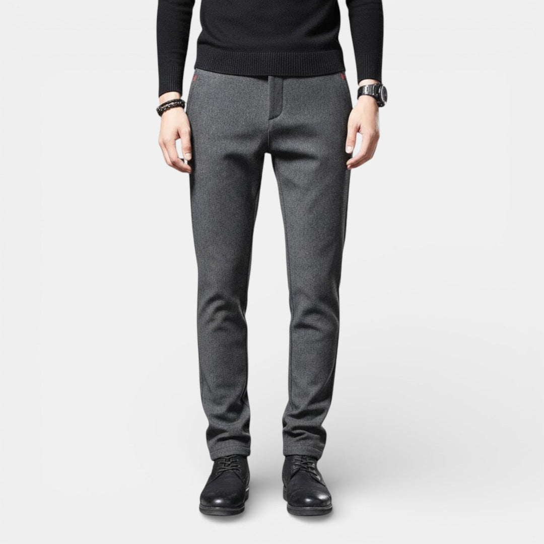 Ignaz™ | Schlanke Tapered-Hose mit glatter Oberfläche