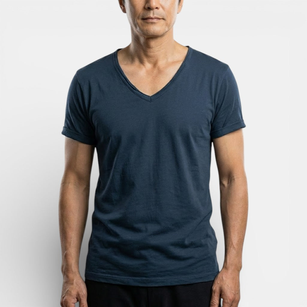 Meinhard™ | Weiches T-Shirt mit V-Ausschnitt