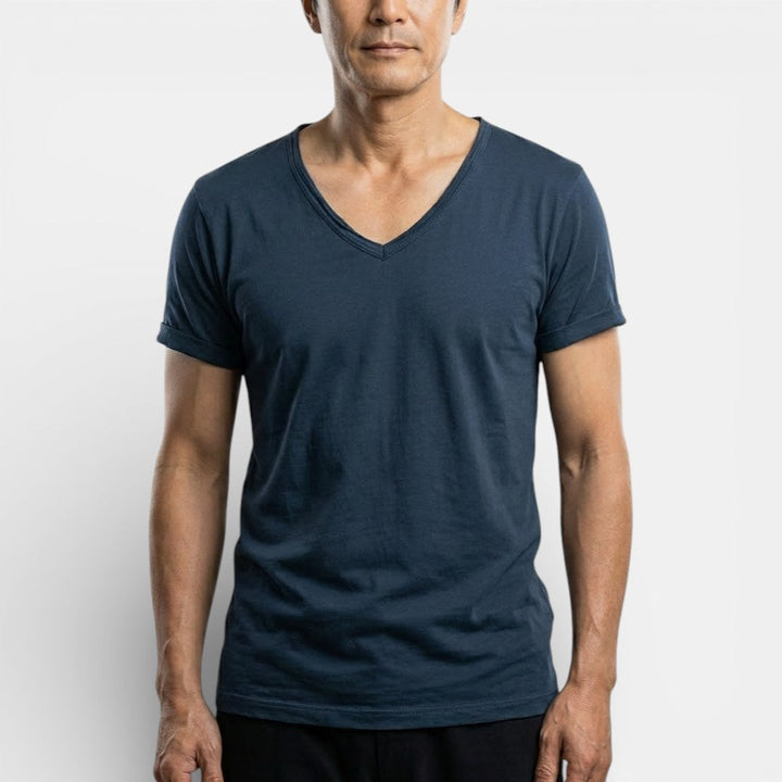Meinhard™ | Weiches T-Shirt mit V-Ausschnitt