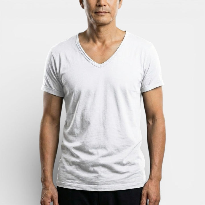 Meinhard™ | Weiches T-Shirt mit V-Ausschnitt