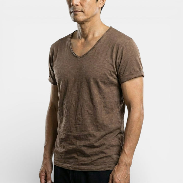 Meinhard™ | Weiches T-Shirt mit V-Ausschnitt