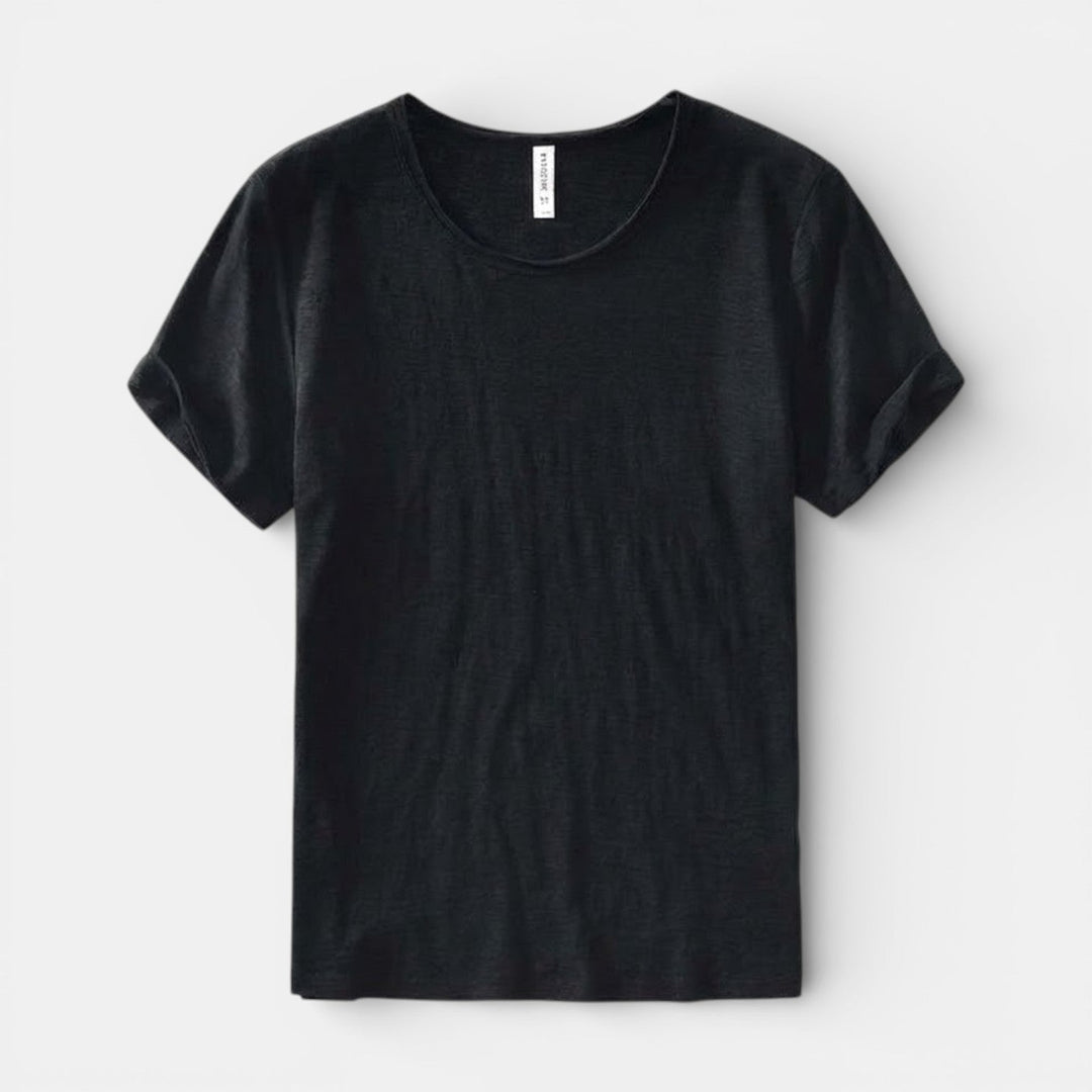 Gabriel™ | Schlichtes Basic-T-Shirt mit Rundhals