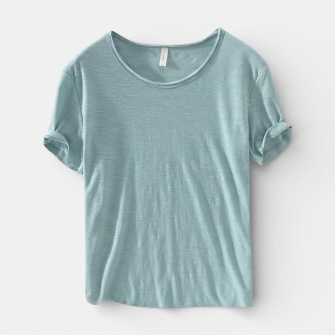 Gabriel™ | Schlichtes Basic-T-Shirt mit Rundhals