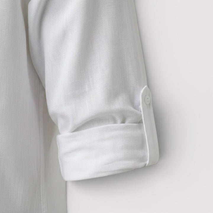 Rasmus™ | Hemd mit Bandkragen und Ärmeltab