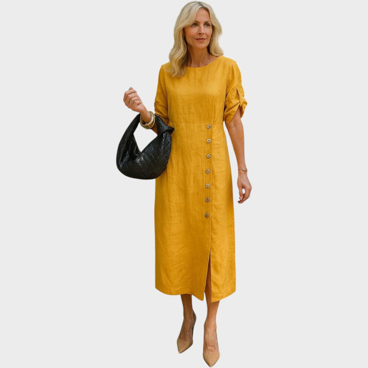 Adélia | Kleid mit Knöpfen
